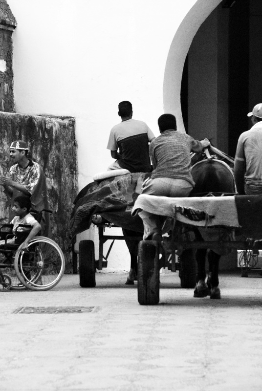 in the street of Assilah, 2009